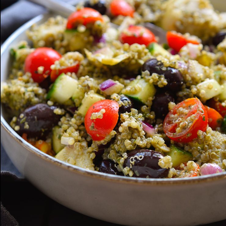 Pesto Quinoa Salad - Healthy Nation Catering
